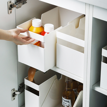 실버미어 펜트리정리함 주방수납 욕실정리 다용도수납함, G형