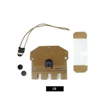DMGear 전술 휴대폰 핸드폰 관리자 패널 FCSK 몰레 후프 스마트폰 파우치 홀더 캐리어 밀리터리 지도 가방 헌트 기어 액세서리, [09] Copote Brown(Molle)