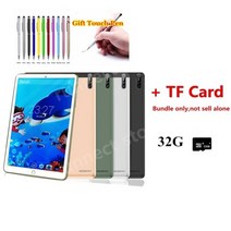 더블 11 판매 3G 전화 태블릿 PC 선물 10.1 안드로이드 7.0 MTK6735 P30-A 2GBRAM 16GB ROM 1280x800 IPS 쿼드 코어 WIFI, 그린, 패키지 C