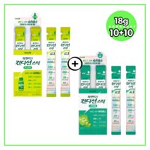 이노엔 컨디션 스틱형 컨디션맛+그린애플맛 18g 혼합 세트 음주전후, 10개+10개