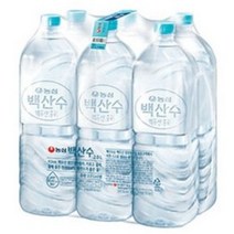 백산수 무라벨, 30개, 2L