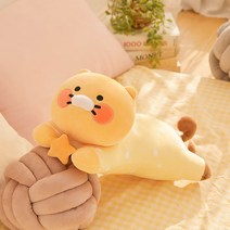 카카오프렌즈 안고자는 애착 바디필로우 춘식이 인형 베개, 어피치 ( 핑크 )
