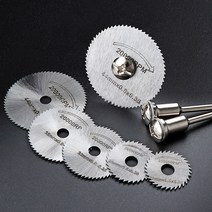기타 미니원형톱날 목공 PVC절단 목재톱 알루미늄 기계, 원형톱7종셋트 실버