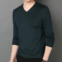 남성용 브이넥 반 팔 티셔츠 여름긴팔티셔츠쿨링