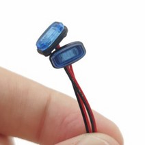 볼보트럭부품 led 소방 램프 마커 조명 114 tamiya rc 트럭 scania, 2개