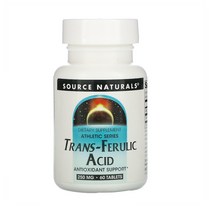 소스내추럴스 페룰산 250mg 60 타블렛, 1개, 기본