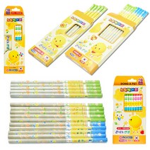 [조한스토어] 동아 국산 어린이 귀여운 은나노 노랑병아리 연필, 1개, B_5자루