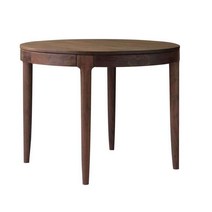 4인용 카페 둥근 테이블 원형 원목 식탁 커피숍 120cm, 레드 오크 100X100X75