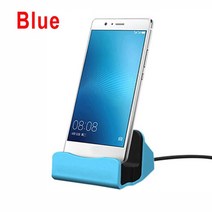 고속 충전기 무선 USB 데스크탑 충전기 도킹 스테이션 iPhone 7 8 SE Xiaomi 11 참고 10 9 T A2 A3 Lite Re, 03 Blue_01 For iPhone