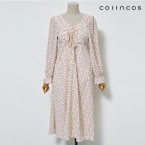 코인코즈 플라워 셔링 리본 원피스 (IY2SO3180)