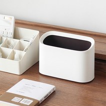 모던라인 미니 데스크 휴지통, 상세설명 참조, 화이트