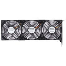 PCI 슬롯 팬 듀얼 90mm 92mm GPU 쿨러 그래픽 카드 비디오 VGA DIY 마이닝 리그 설정 GTX960 엔비디아 k80 RX580 590 RTX 2060 2070 20, 3 92x92x25mm Fan
