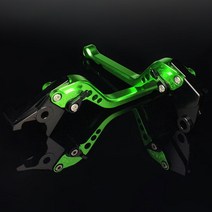 로얄 엔필드 650 인터셉터 콘티넨탈 INT650 GT650 GT 용 8 색 조정 가능한 바이크 오토바이 브레이크 클러치 레버, [09] Green 177mm