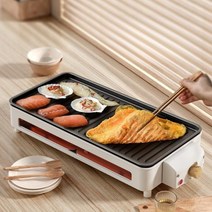 연기없는그릴 전기 그릴 연기없는 냄새없는 화로 미니, 04.대형