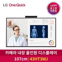 LG전자 43인치 원퀵 43HT3WJ 올인원 디스플레이