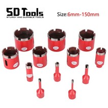 6-120mm M14 대리석 오프너 소결 코어 비트 다이아몬드 구멍 톱 드릴 비트 화강암 벽돌 타일 세라믹 콘크리트 돌 드릴링, 03 10mm