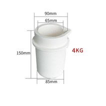 주얼리가공 폴리싱 크레스탈블레싱 링게이지 그릴즈3입 1KG 고순도 세라믹 백금 용융 도가니 컵 금은 황동, 03 C.CM.4000A