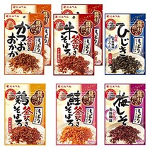 닌텐 촉촉한 소프트 후리카케 세트 6종(합계 8봉투) 1699년 창업 가다랭이 조미료