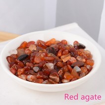파쇄석 잡석 콩자갈 잔자갈 자갈돌멩이골재 쇄석 깬자갈 천연 돌 불규칙한 돌 돌 크리스탈, 붉은 마노, 100 그램