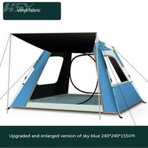 돔쉘터 자동 3-4인 캠핑 쉬운 인스턴트 설정 protable 텐트추천, e