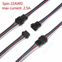 전선커넥터 케이블커넥터 스트립 커넥터 스트립용 와이어 케이블, 24.5pin 22AWG - 100pairs
