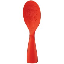 일본직발송 4. 아케보노산업 밥주걱 레드 일제 바닥이 넓게 스스로 서기 때문에 위생적 더블 엠보싱 가공, One Size_One Color, One Color, One Size