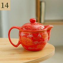 중국식 고급 도자기 세라믹 주전자 티메이커 도자기 티팟 술주전자 사케, I