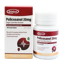 오리진에이 폴리코사놀 20mg 180정 (고함량) 6개월분 + 프로폴리스 치약