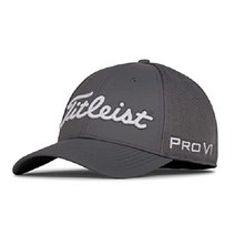 타이틀리스트(Titleist) 골프 모자 남성 스포츠 메쉬 캡 HJ2TSMLXL BKWT, 챠콜 화이트