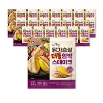 미트리 닭가슴살 더블 함박스테이크 달콤고구마 골라담기, 100g, 21팩