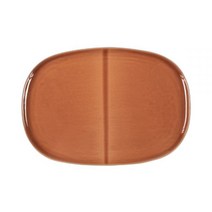 북유럽 하이롤 Heirol x Nosse Svelte 그릇 접시 오벌 30 cm Terracotta