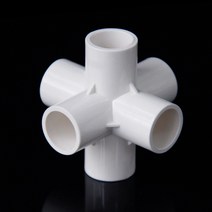 배관 호스 파이프커넥터 6구 32mm 설비 물탱크 피팅 부속, 단품