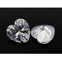 Szjinao-진짜 100% 루즈핏 보석 모이사나이트 스톤 정의되지 않은 하트 모양의 다이아몬드 D 색상 VVS1 4mm ~ 10mm 반지