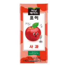 미닛메이드 조이 사과 195ml 32팩 팩주스 PC방음료