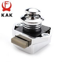 마스터키 현관키 책상키 KAK 캠핑카 푸시 잠금 장치 직경 20mm RV 서랍장키 개폐기, chrome