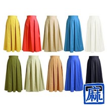 스커트홀릭 SK1775 Natural 천연 마직 개더 롱스커트