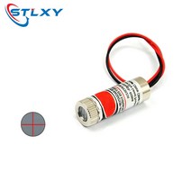측정 각인 컷팅 650nm 5mW 레드 포인트/라인/크로스 공구 모듈 헤드 유리 렌즈 초점 조절 가능 다이오드, White