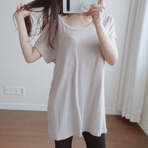 나날샵 루즈핏 박스티 반팔티 여성티셔츠 빅사이즈 임부복