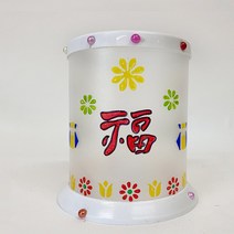 초등만들기키트 복 스텐실 연필꽂이 미술 재료 diy 방과후수업, 4인용