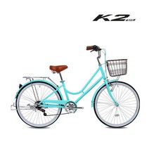 2022 K2BIKE 여성용 쉘리24인치26인치 클래식자전거, 블랙/24, 조립
