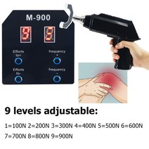 전기 교정 건 조절식 카이로프랙틱 기구 8 헤드 강도 치료 척추 휴대용 마사지기, 03 UK plug 220V