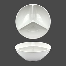 3구 짬짜면 반반그릇 중식3칸, 화이트