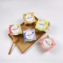 온리퓨레 사과블루베리 (100g x 2ea) 5개 국산 생과일 퓨레, 상세페이지 참조, 사과&블루베리