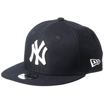 New Era New York Yankees 팀 컬러 베이직 9Fifty 스냅백 캡 모자 네이비 블루 70416578