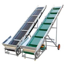 택배 화물 운반 자동 리프트 컨베이어 간이 승강기, 높이 1.2-2.0m 220V 3미터 세트