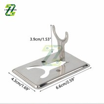 납땜기 220V 미니 나무 손잡이 땜 인두 재 작업 역 조정 가능한 온도 전기 30W/40W/60W/80W/100W, 06 Y-bracket 10pcs