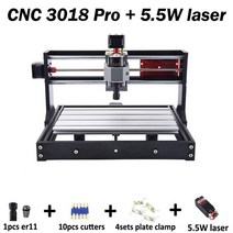 CNC 3018 PRO diy cnc 조각 기계 Pcb 밀링 머신 레이저 조각 GRBL 제어 cnc 조각사 cnc 레이저 3018Pro, 협력사, 3018PRO 추가 5500mw, 오프라인 없음