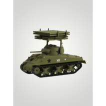 미국 그린라이트 1945 M4 셔먼 탱크 다연발로켓 미니카 64스케일 다이캐스트 모형 자동차