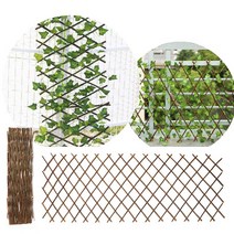 태양무역 넝쿨용 파티션 버드나무 자바라 휀스 칸막이, 넝쿨용 파티션 70cm