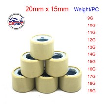 pcx150 혼다 호환 부품 20x15 9G 10G 11G 12G 13G 14G 15G 16G 17G 18G Variator Roller For CH-125 150 혼, 03 15G